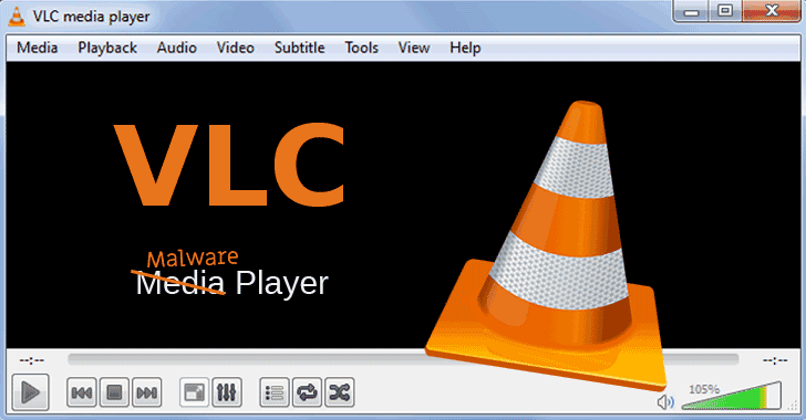VLC Media Player หน้าจอโปรแกรม